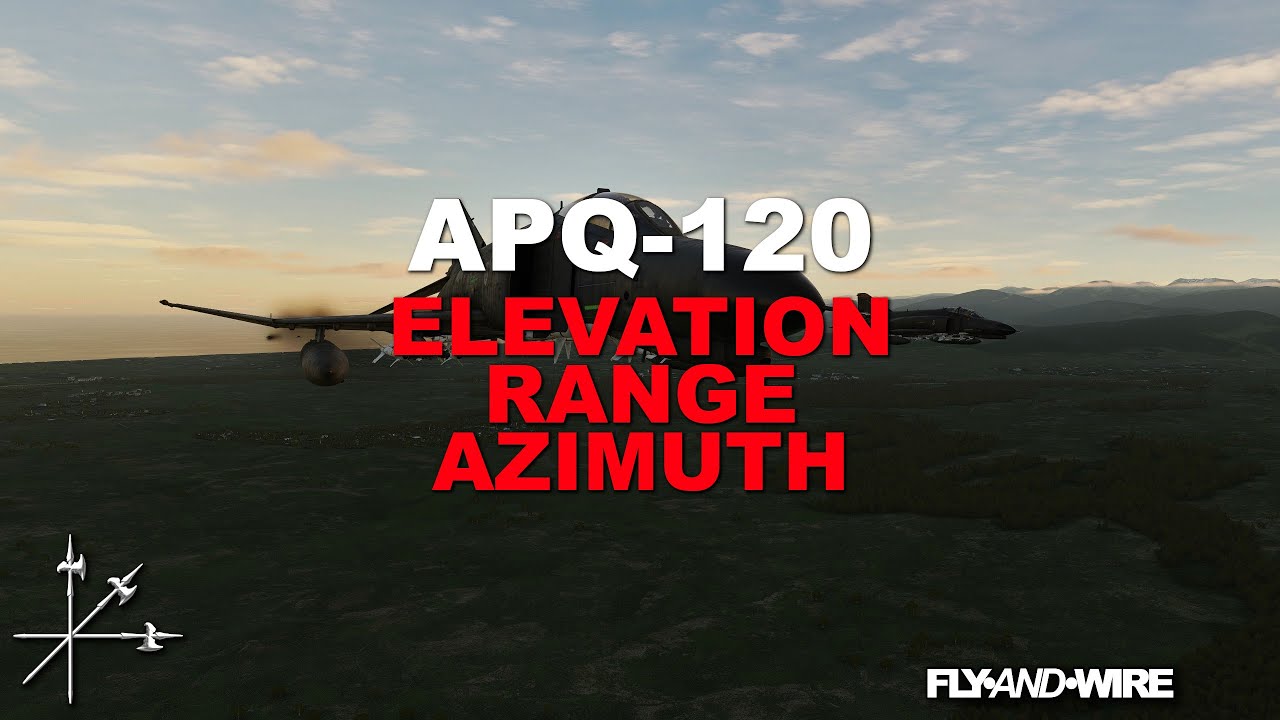 DCS F-4E APQ-120 - Elevation, Range, Azimuth