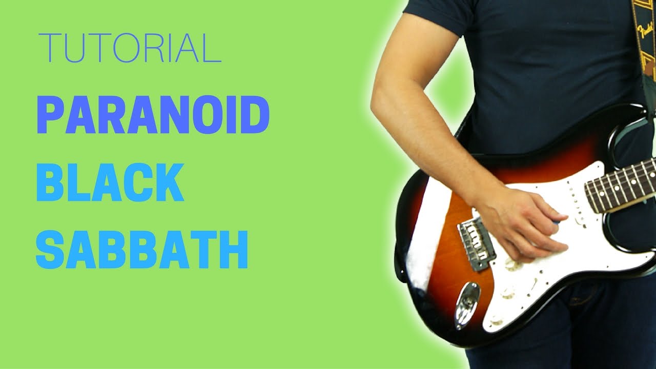 TUTORIAL CHITARRA | Paranoid - Black Sabbath