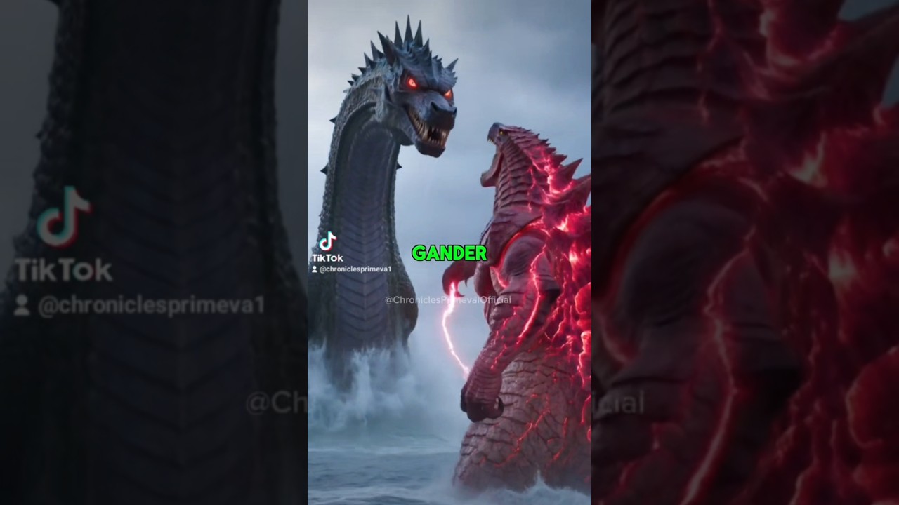 Конг против Йормунгандра против Годзиллы 😰😱 #ytshorts #godzilla #kong #jormungandr