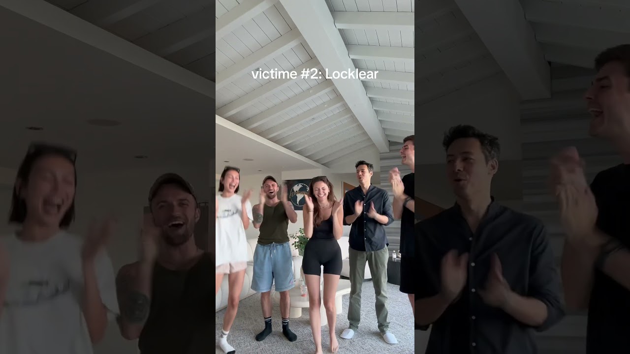 SQUEEZIE PRANK HUGO D&Eacute;CRYPTE ET LOCKLEAR 🤣 PART 2 #france #memes #humour #squeezie #shorts