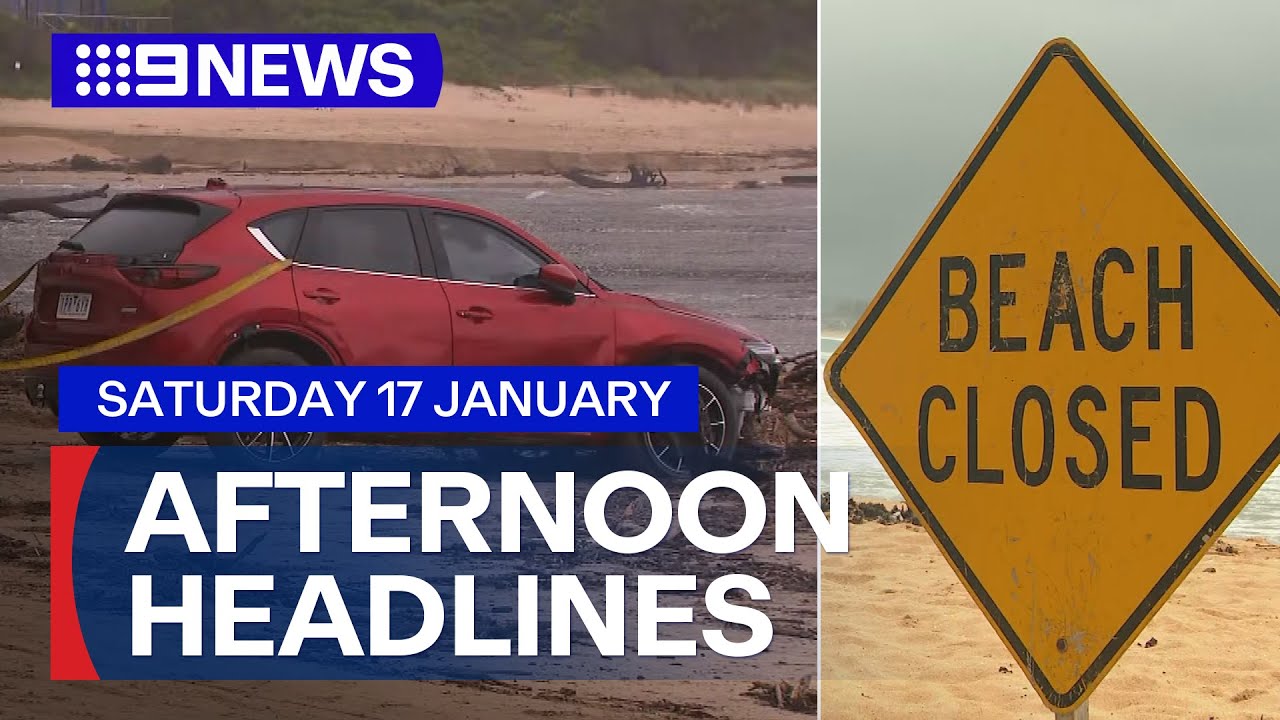 Victorian communities devastated by flash floods; Heavy rain and swell hit NSW | 9 News Australia