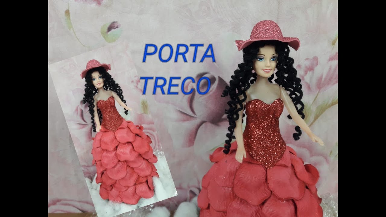 BONECA PORTA TRECO DE E.V.A E GARRAFA PET #54