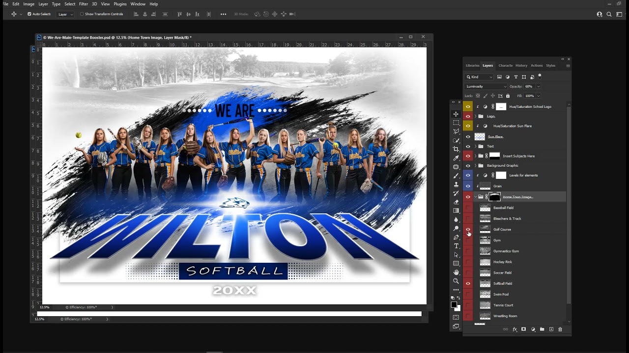 We Are Photoshop Template Demo - Game Changers by Shirk Photography