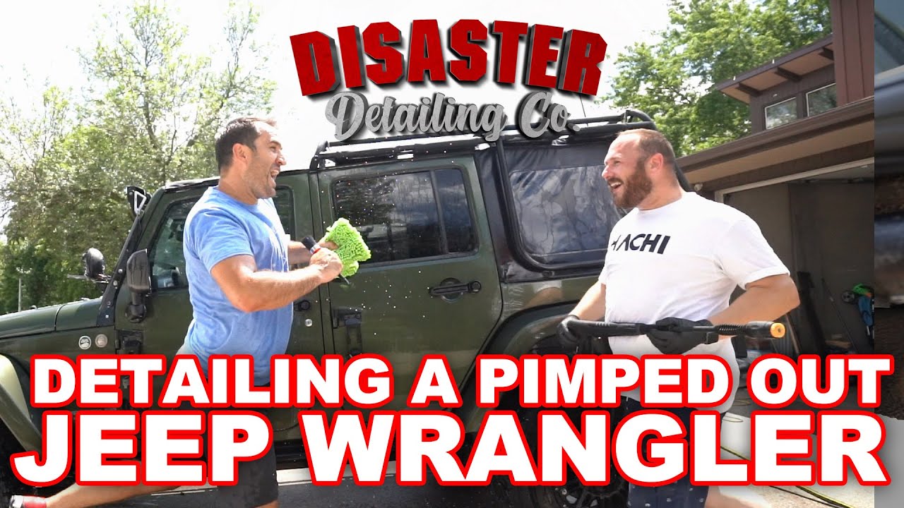 Disaster Detailing a Filthy Jeep Wrangler | Geoff & Josh Dance Party!