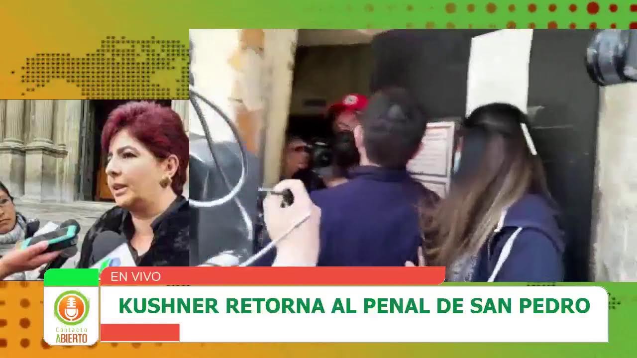 WILLIAM KUSHNER RETORNA AL PENAL DE SAN PEDRO.