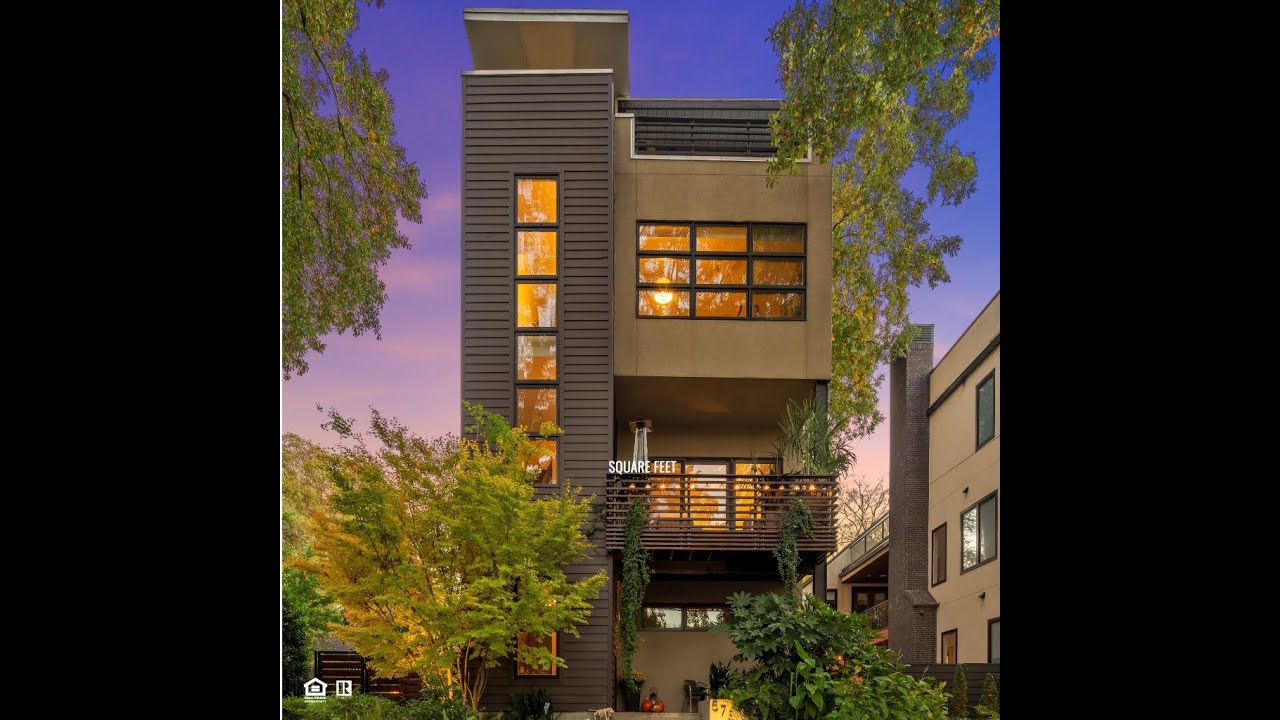 Urban Atlanta Award Winning Certified EarthCraft, LEED Custom Home On The Market