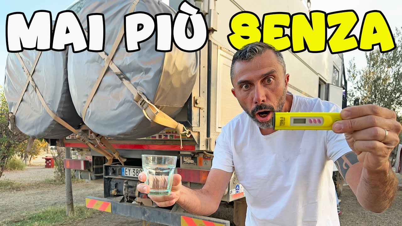 COME POTABILIZZARE l'ACQUA in CAMPER (o a CASA) e COME sapere SE tutto FUNZIONA 😵‍💫 STEPSOVER EXTRA