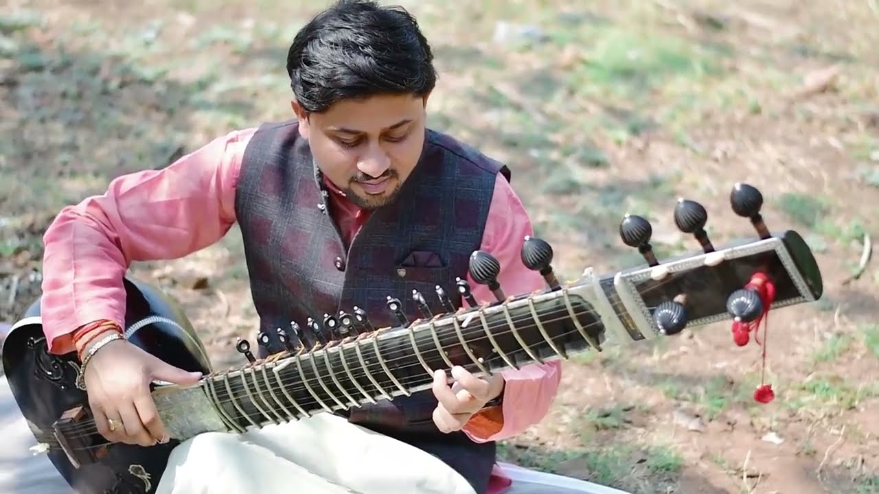 SAAGAR KINARE DIL YEH PUKARE  II SITAR COVER II MANOJ JAISWAL