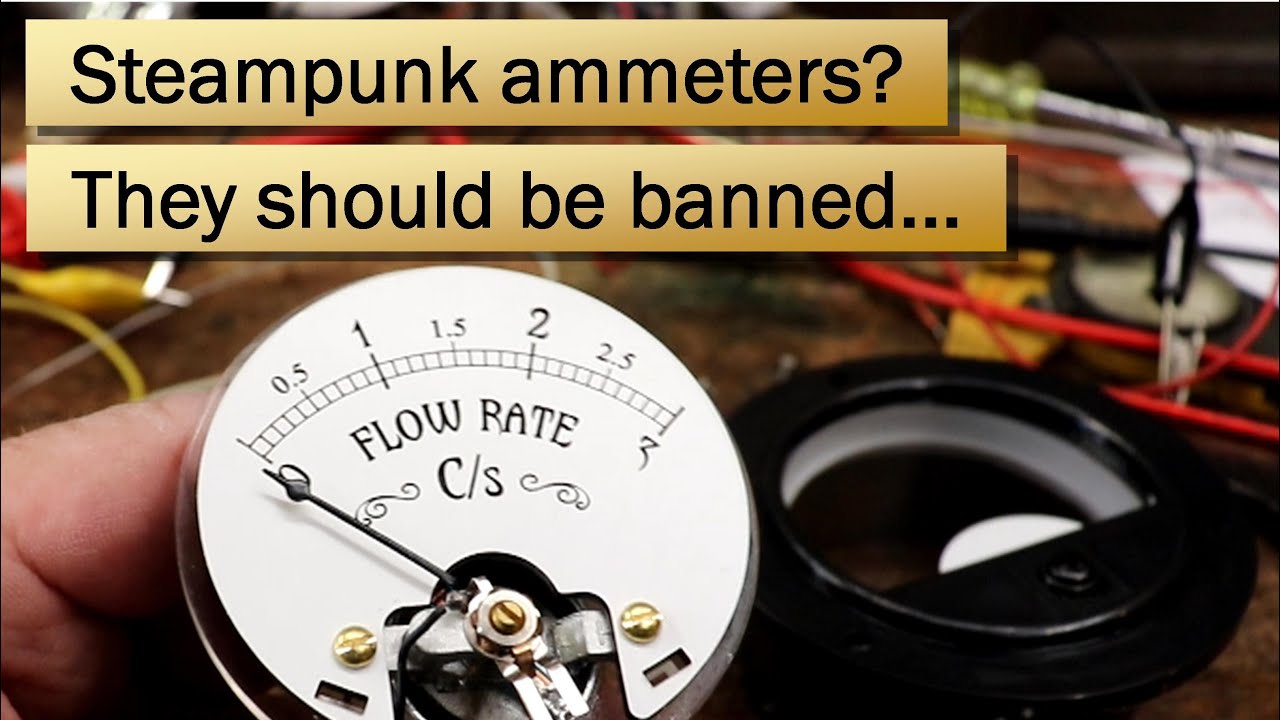But the steampunk ukulele machine needs an ammeter...