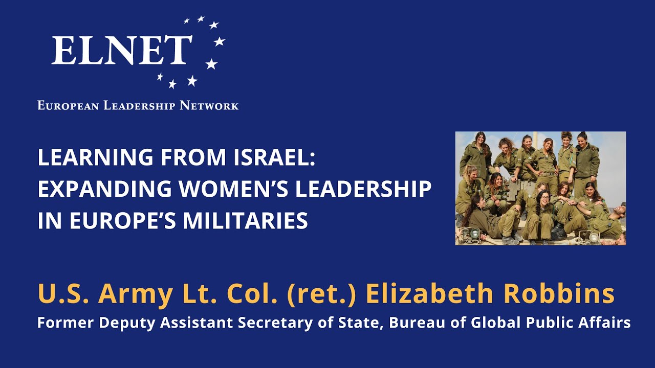 ELNET Briefing with U.S. Army Lt. Col. (ret.) Elizabeth Robbins 11.3.25