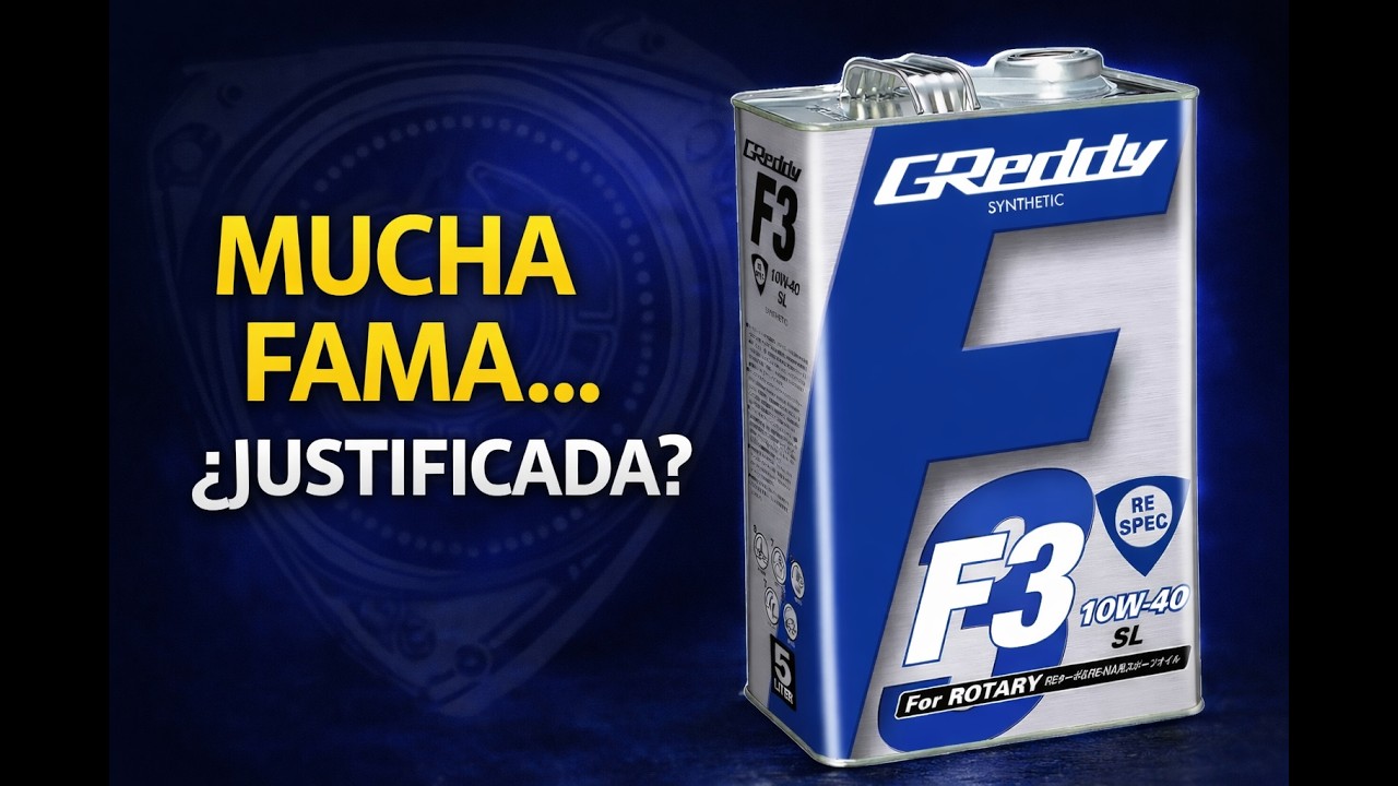 Aceite Motor Greddy F3 10w40 Rotary Engine [Análisis Laboratorio]