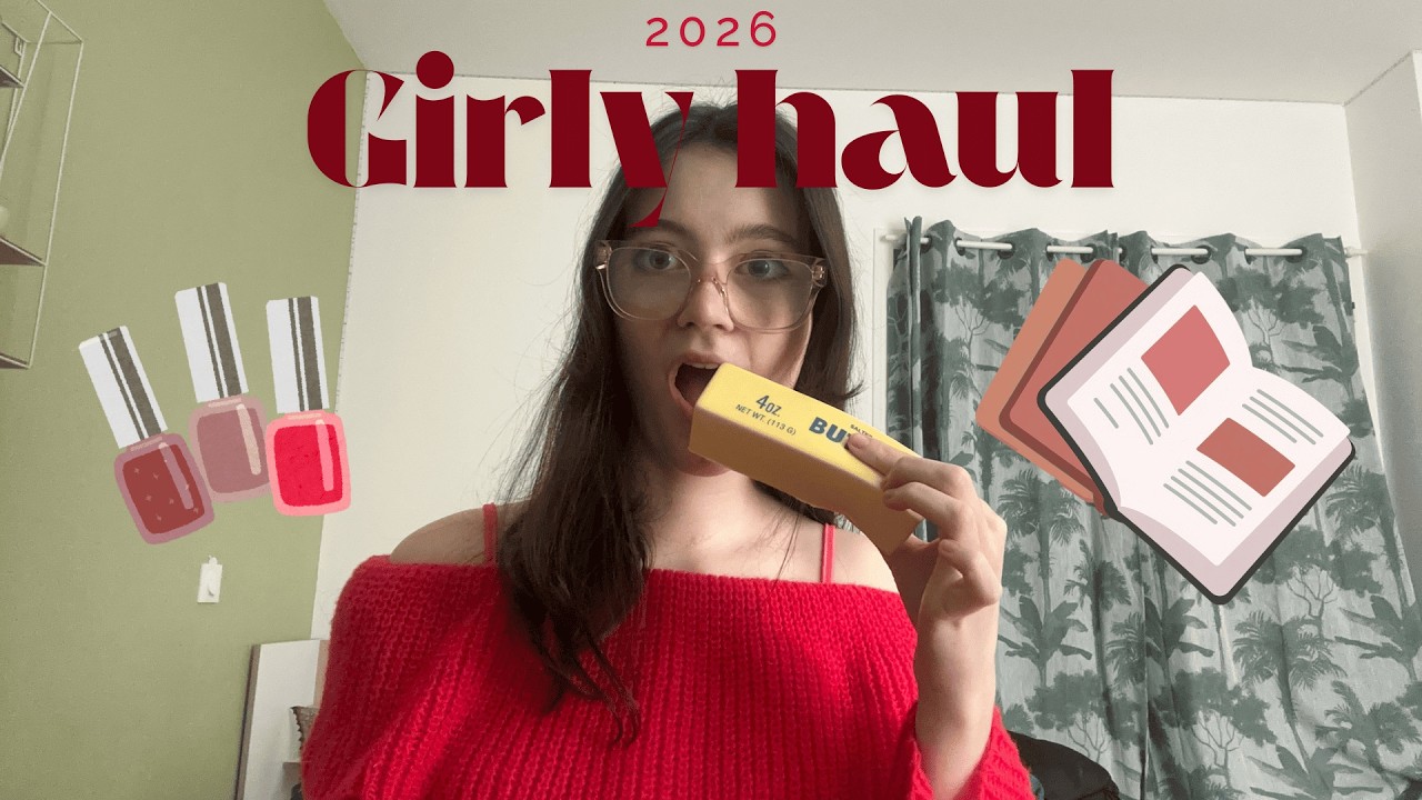 Haul début 2026 : Beauté, youtube, hobby... 🎨