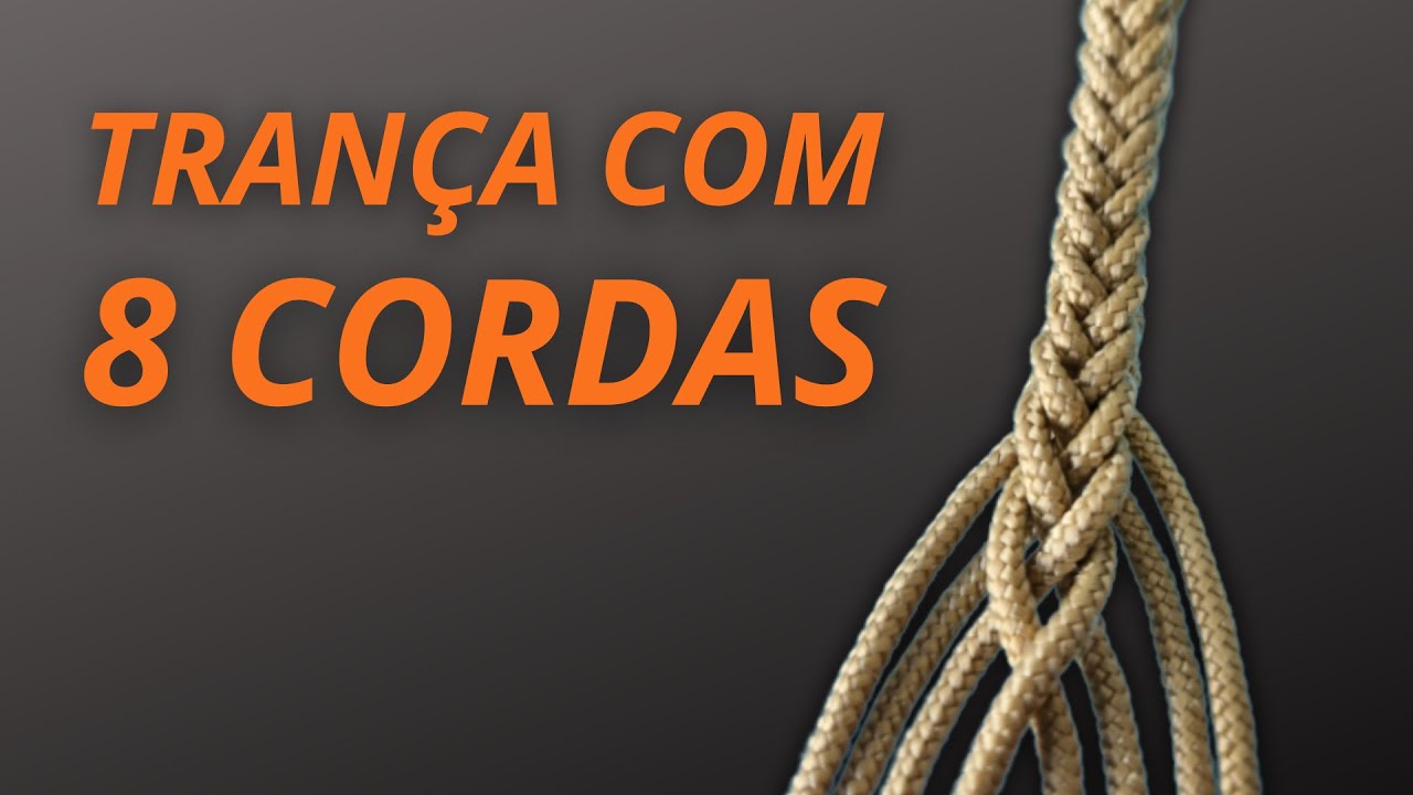 TRANÇA COM 8 CORDAS | Muito fácil