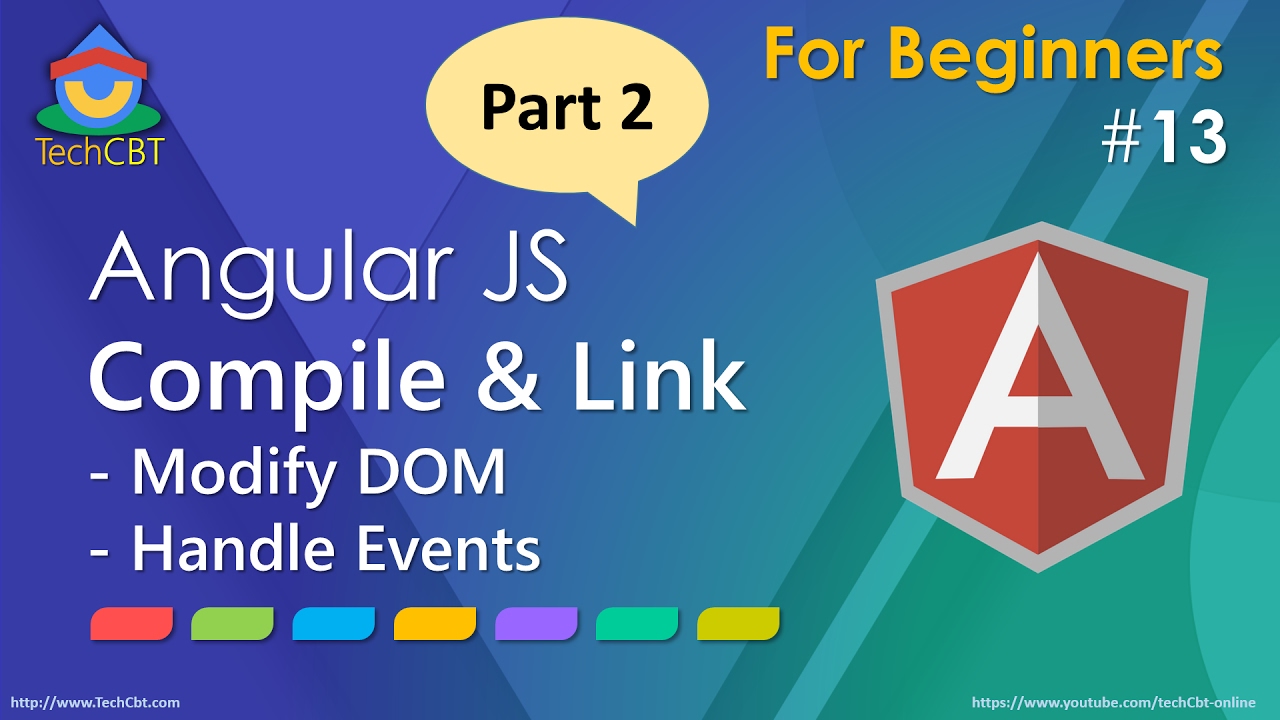 AngularJS Compile and Link - Part 2: DOM Manipulation and Event handling