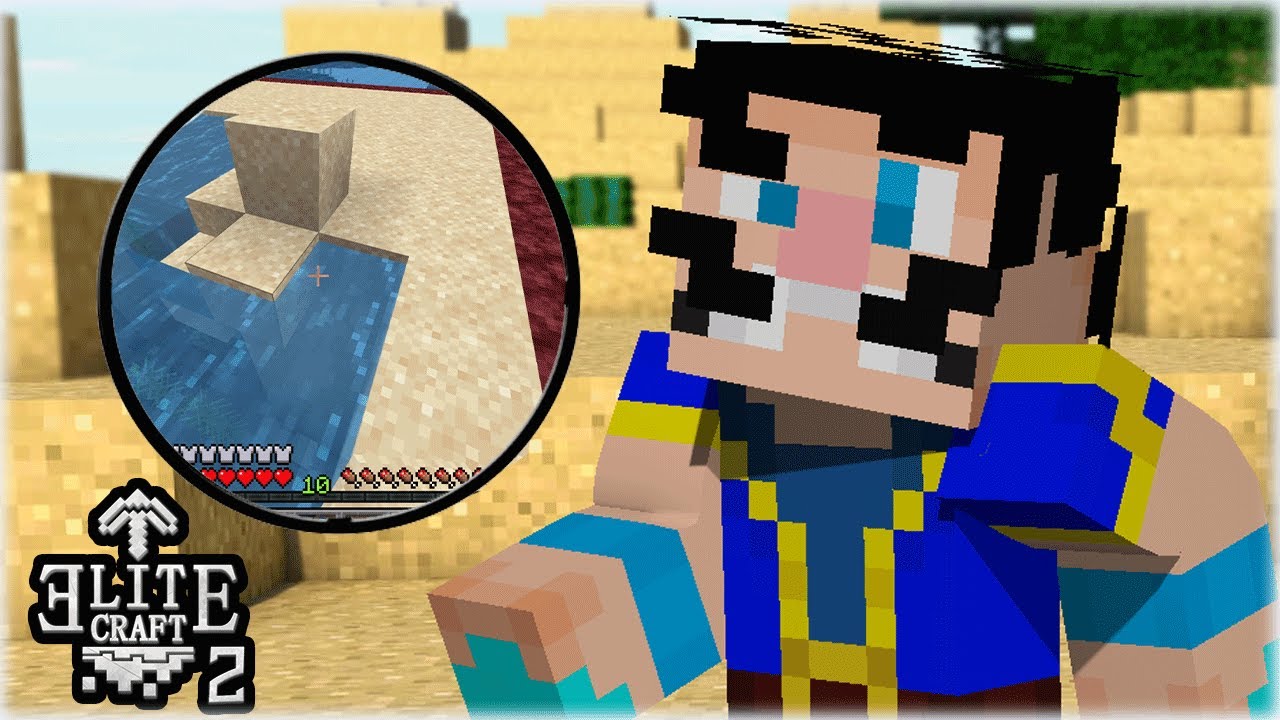 DISCOVERING THE MAGIC OF USING SAND TO EMPTY WATER in Minecraft - EliteCraft 2 #19 - Withzy