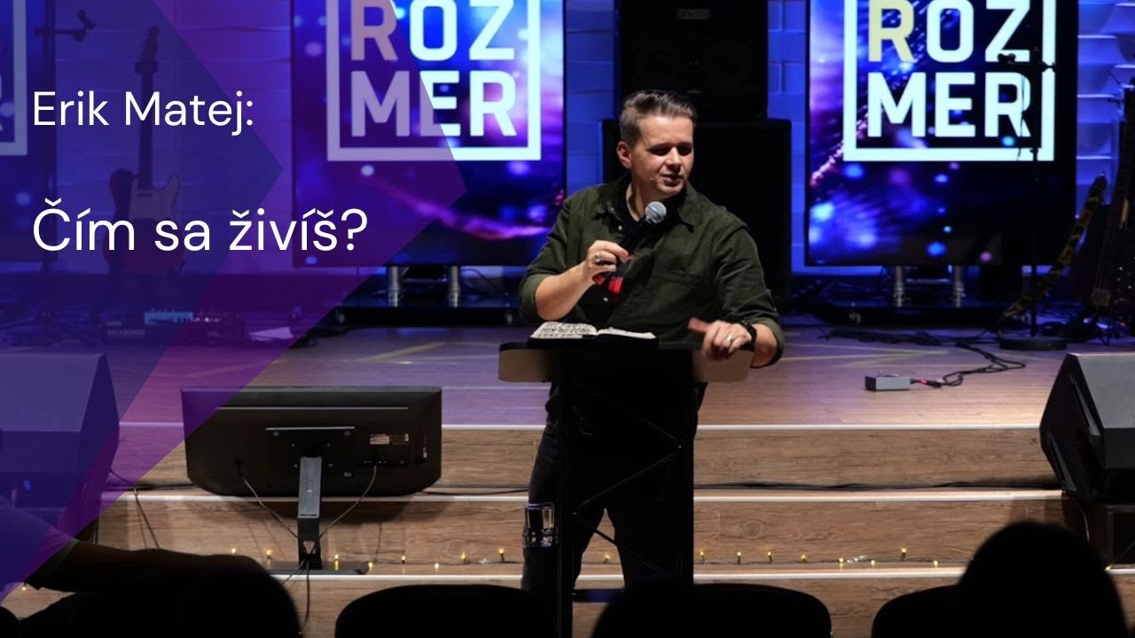 Erik Matej: Čím sa živíš?