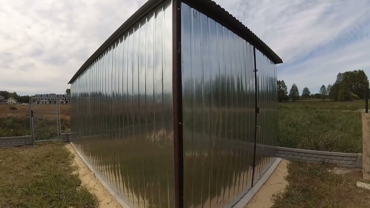 Montaż GARAŻU BLASZANEGO
