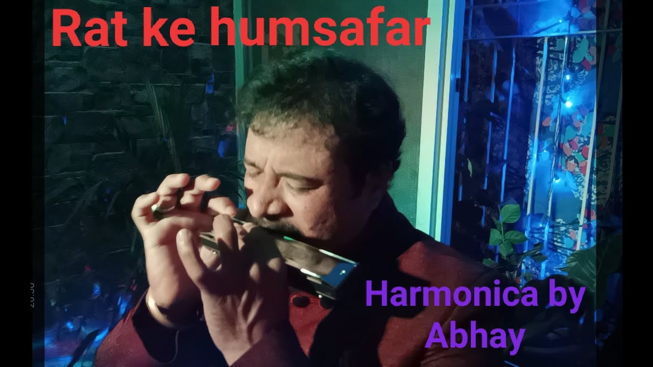 Rat ke humsafar , An Evening in paris, Harmonica/Mouth Organ / instrumental. Abhay Zilpe #viral