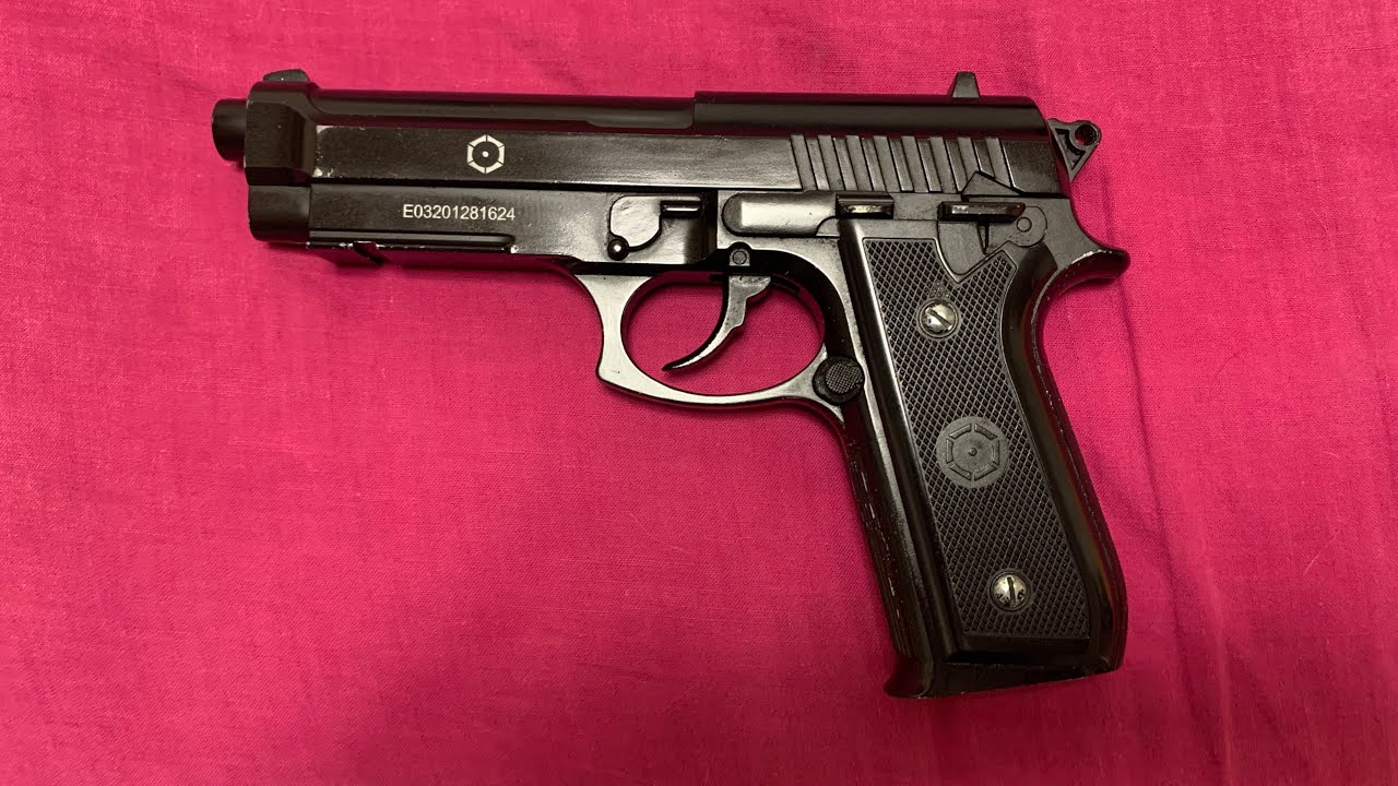 Prezentare Beretta PT 92 upgradat la 4 jouli
