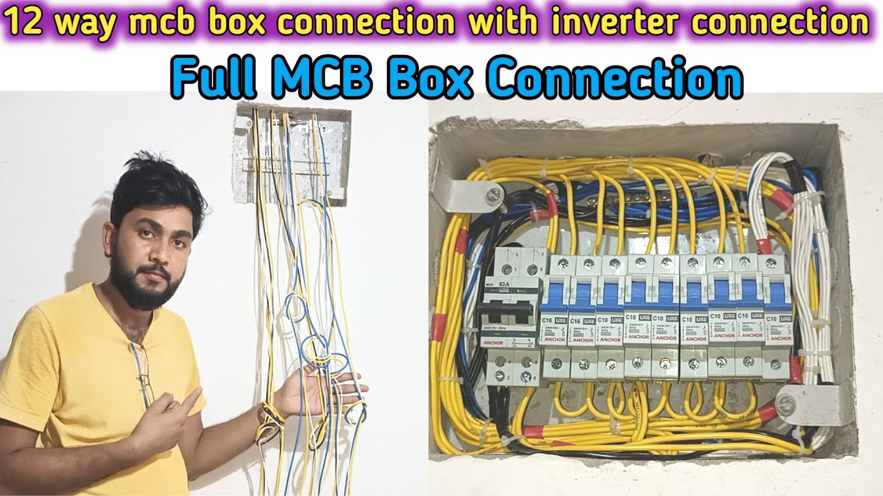 mcb box connection|12 way mcb box wiring connection|db dressing in mcb box|mcb wiring connection