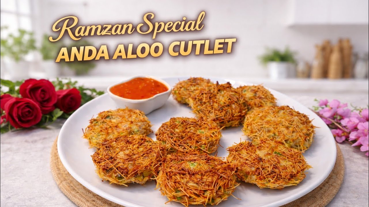 Ramzan Special Anda Aloo Cutlet | Quick & Tasty Evening Snack Recipe