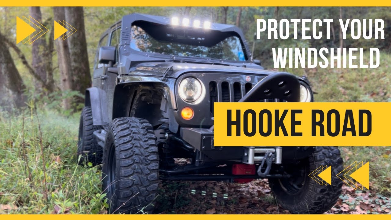 Hooke Road Windshield Frame Cover Visor Roof Sun Visor Cowl Body Armor install/review