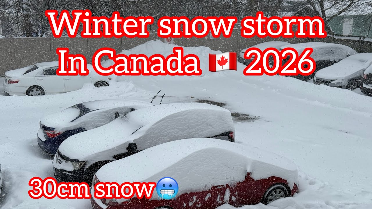 Toronto Snow Storm ❄️ | School & Offices Closed | Pakistani Mom Life in Canada | Ramadan Grocery