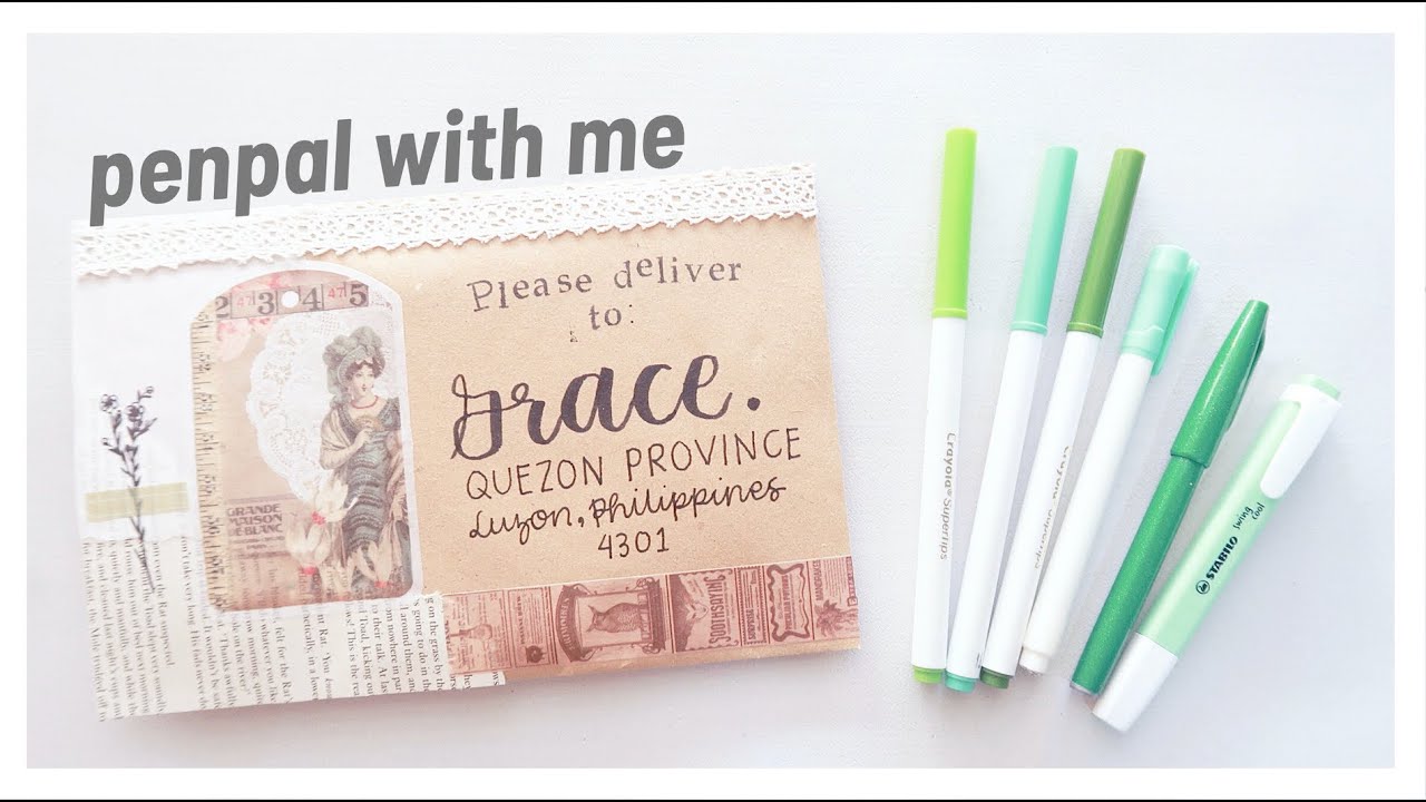 🍏 Penpal with me Green theme