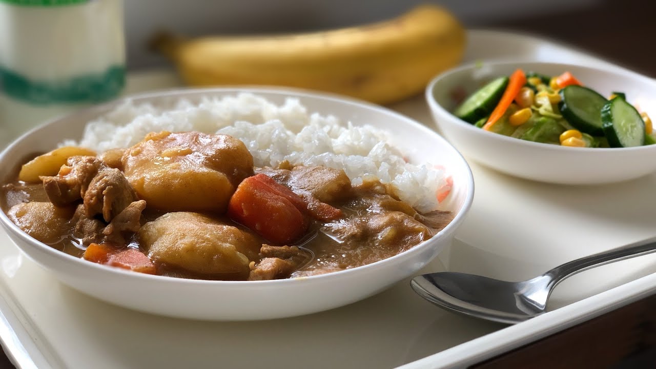 学校給食再現シリーズ　昔ながらのカレーライス篇　Japanese School lunch