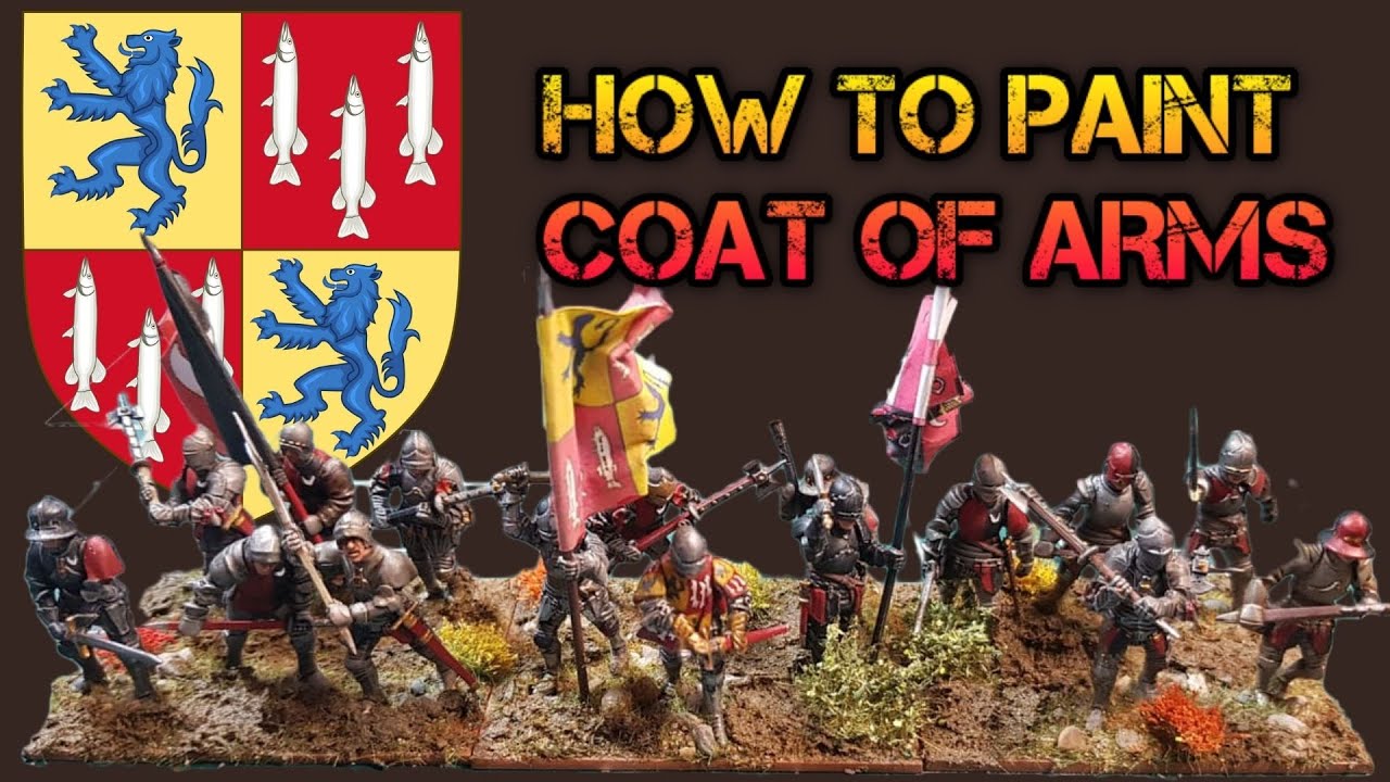 Wars Of The Roses - Painting Coat Of Arms