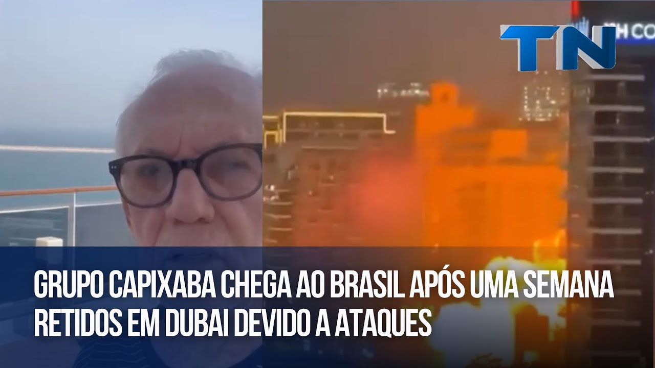 Grupo capixaba chega ao Brasil após uma semana retidos em Dubai devido a ataques
