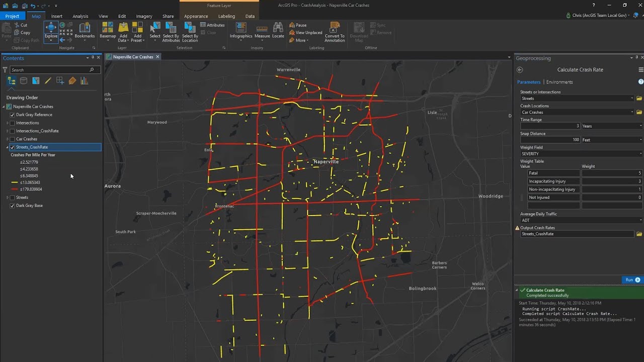 Crash and Traffic Planning Maps and Apps