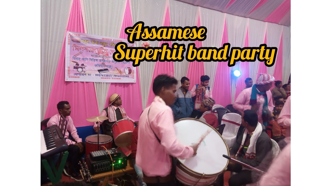 non stop bihu by milonjyoti band parti