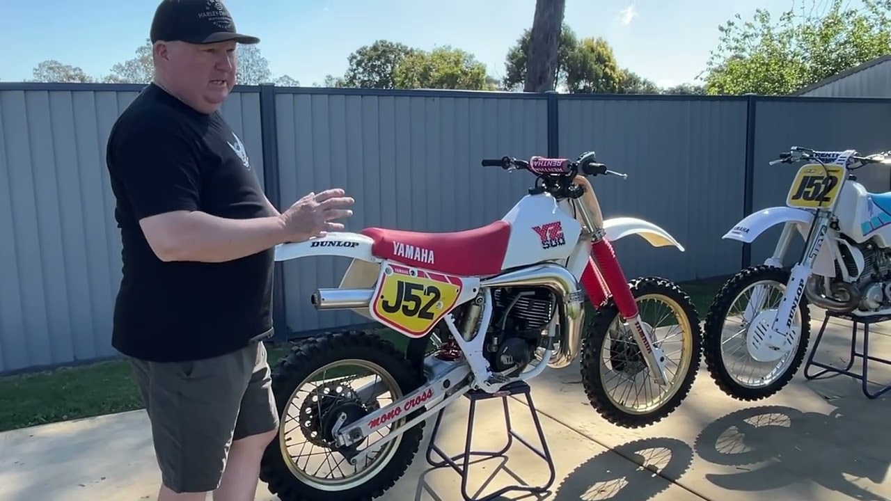 1992 Yamaha WR500 and 1986 YZ490