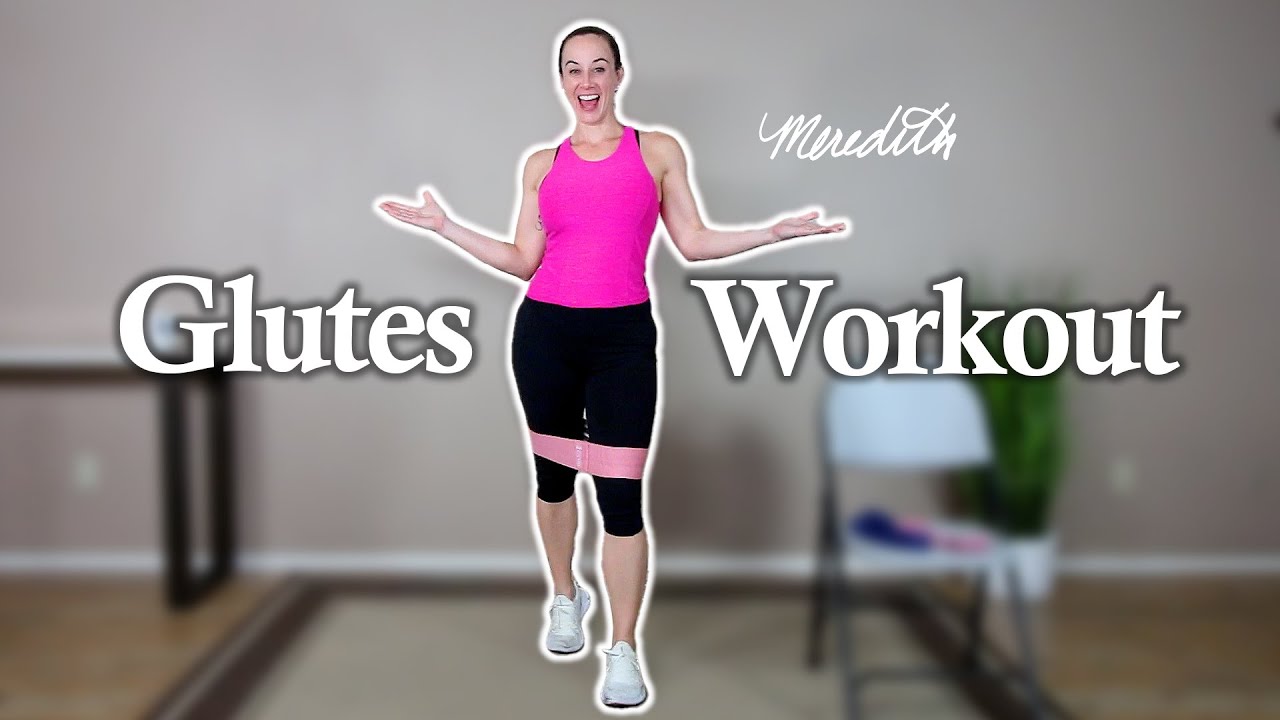 15 Minute Glutes Workout For Seniors With Circle Resistance Bands | Lower Body | Intermediate Level