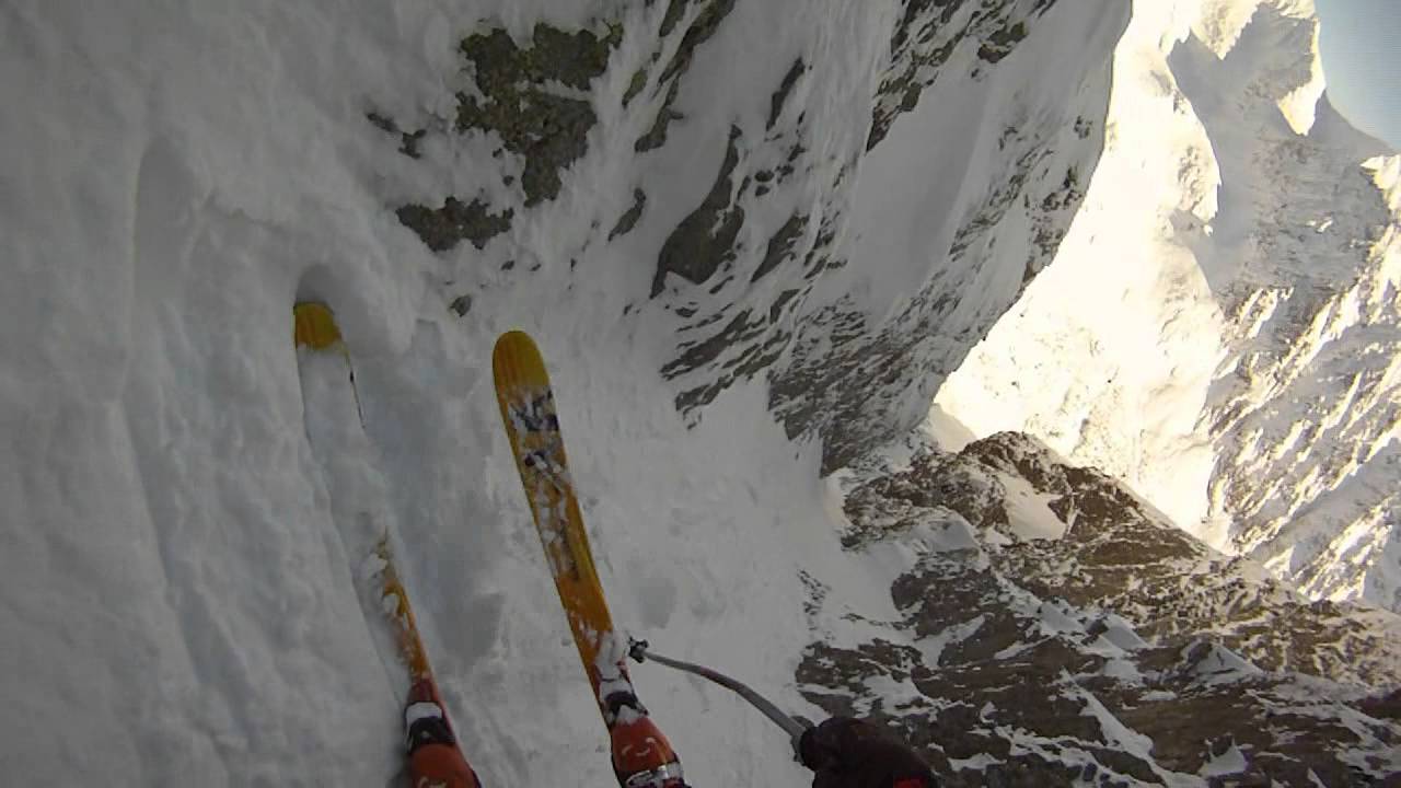 Red Couloir / Červený žľab - steep skiing - The High Tatras