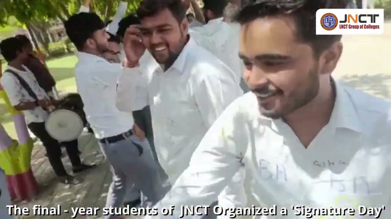 Signature Day at JNCT College #signatureday #memories #jnctcampus