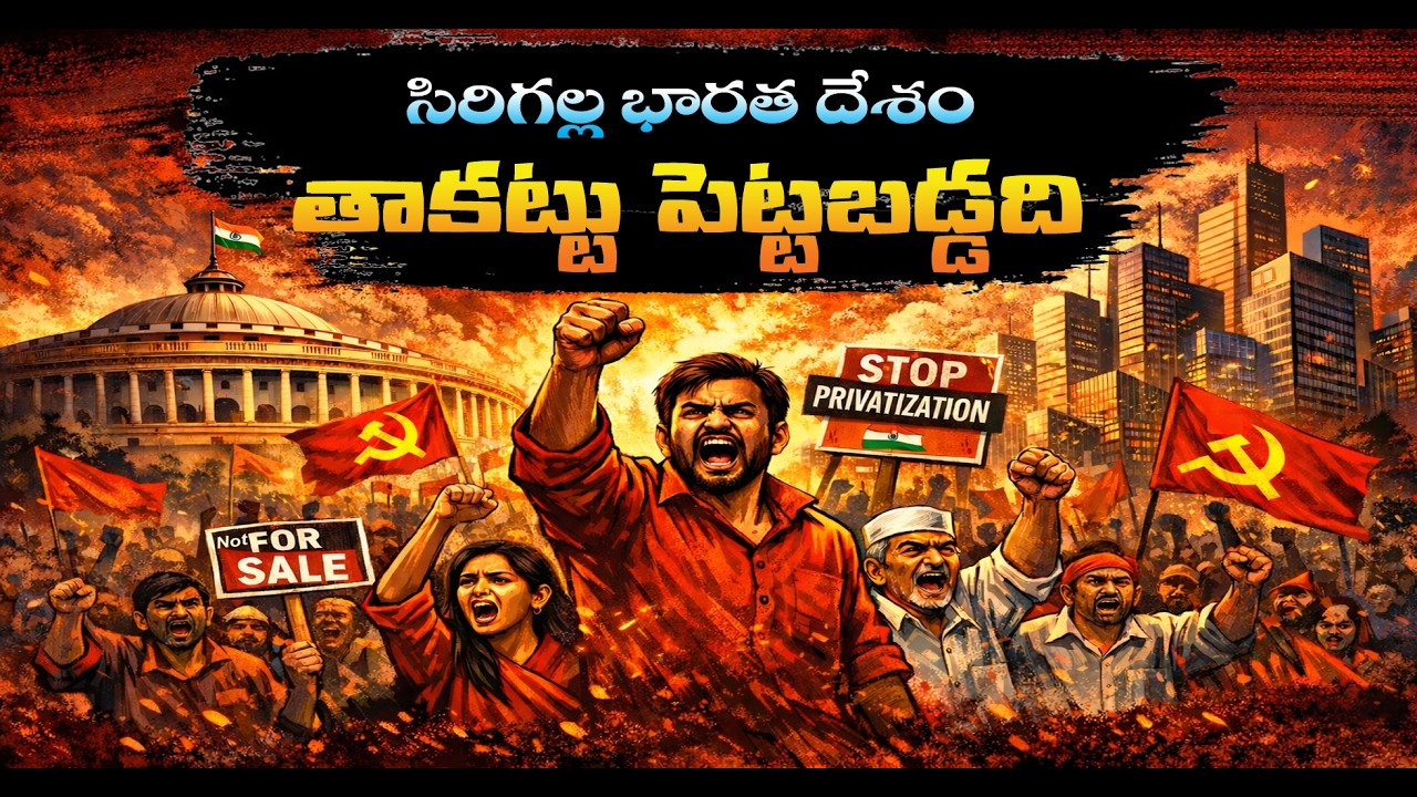 సిరిగల్ల భారత దేశం తాకట్టు పెట్టబడ్డది  | Revolutionary Telugu Song||TUNews