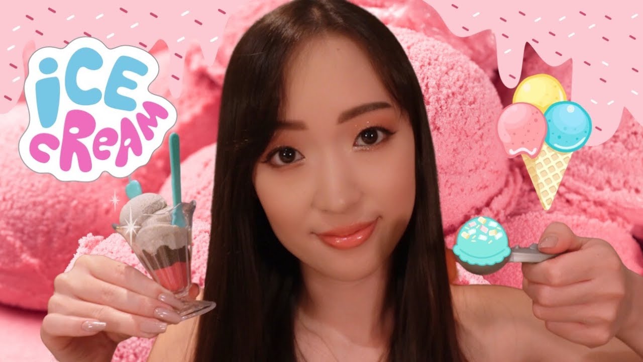 ASMR Sable magique 🍦On fabrique des crèmes glacées et c'est super satisfaisant 🍧🤤