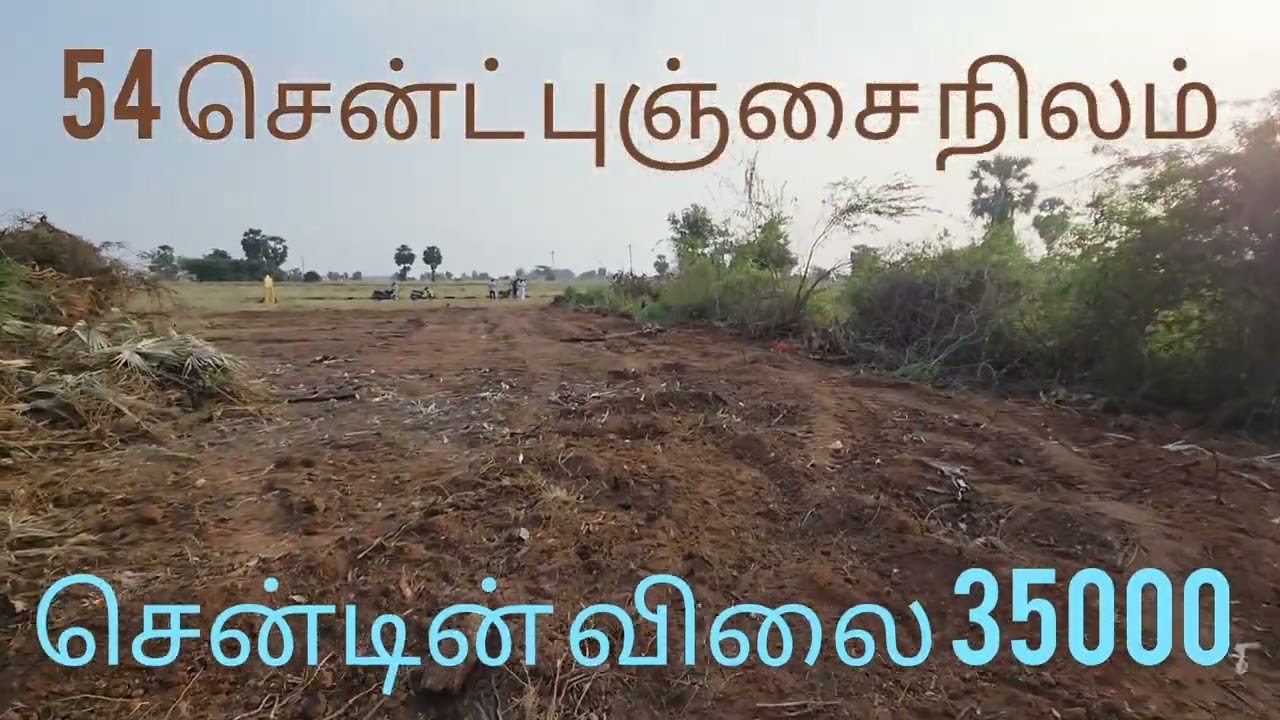 பூந்தண்டலம் உத்திரமேரூர் ஒன்றியம் காஞ்சிபுரம் மாவட்டம் 54 சென்ட் புஞ்சை நிலம் விற்பனைக்கு உள்ளது