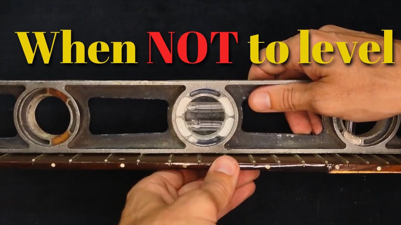 DIY Fret Levelling Beam and when to use it or NOT
