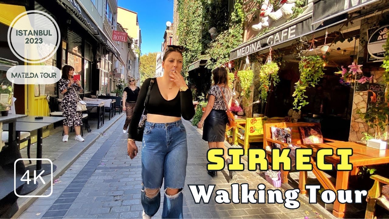 Walking Tour From Sirkeci Historical Place to Gulhane Park⎮Istanbul⎮October 2023⎮4K 30FPS