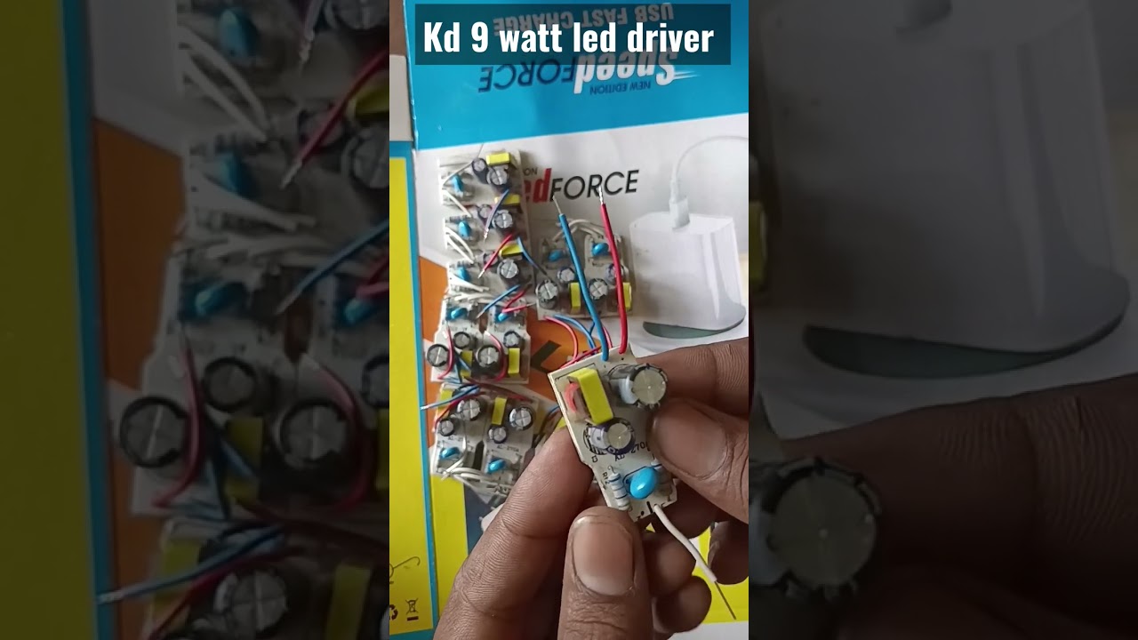 kd 9 watt led driver/ 9 watt led driver/ manufacturing price/new vedio