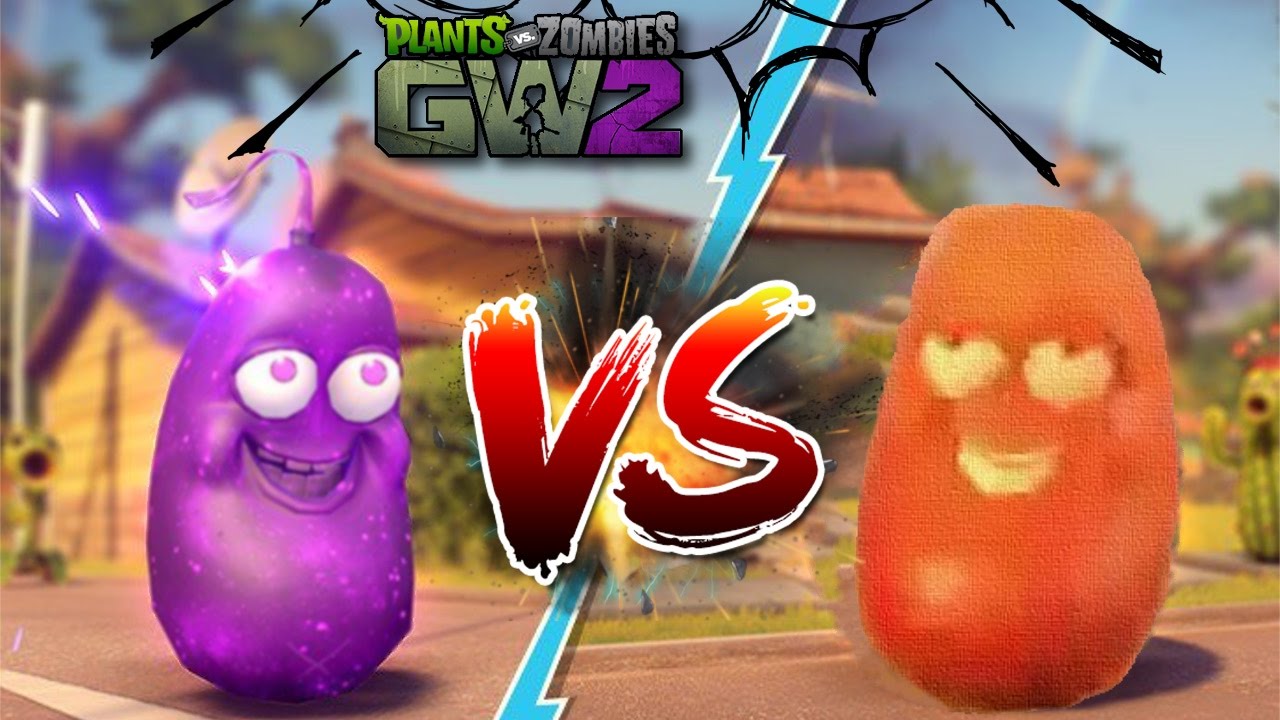 Bomba de Frijol Oscuro vs Bomba de Frijol | Plants vs Zombies GW2