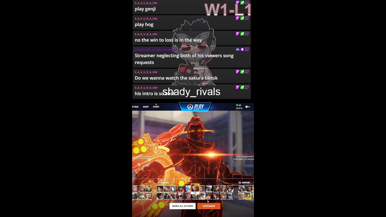 Overwatch... Hold the 2! Gengu Returns for Season 1