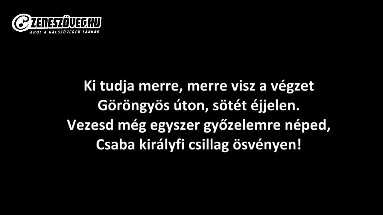 Székely Himnusz (dalszöveggel - lyric video)