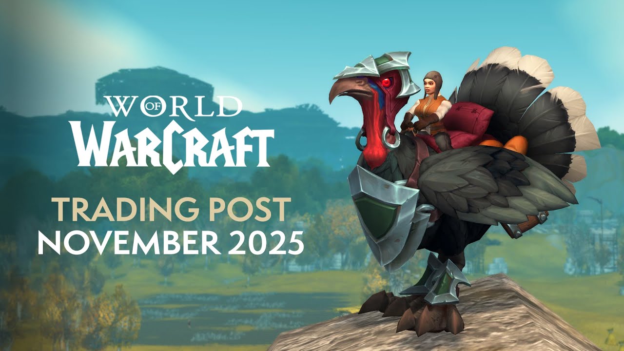 WoW Trading Post Rewards - November 2025: Turkey Mounts, Food-Themed Transmogs & More!