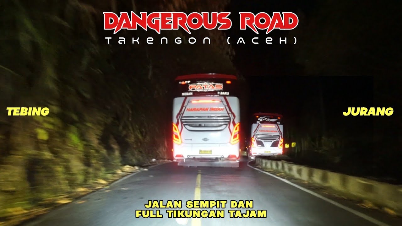 LINTASAN PALING BERBAHAYA YANG PERNAH DI LEWATI BUS ‼️ Lintas Tengah Aceh, Penumpang Sampai MUNTAH