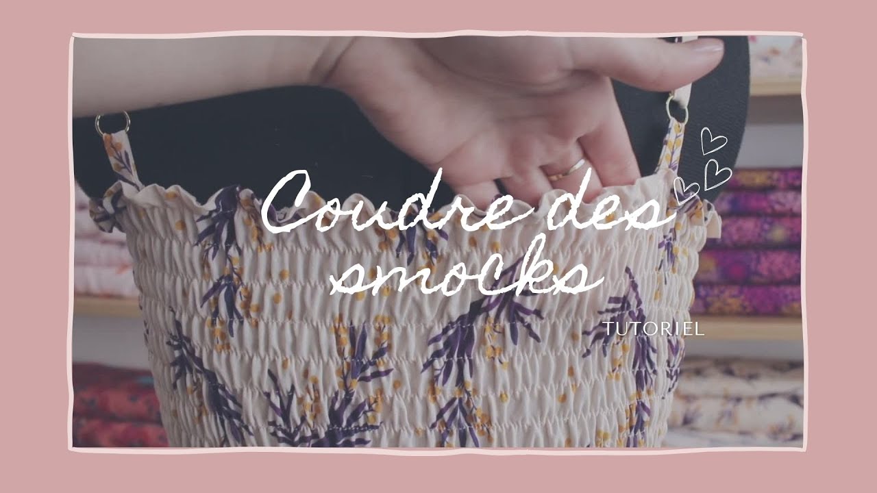 Tuto couture -  réaliser des smocks à la machine
