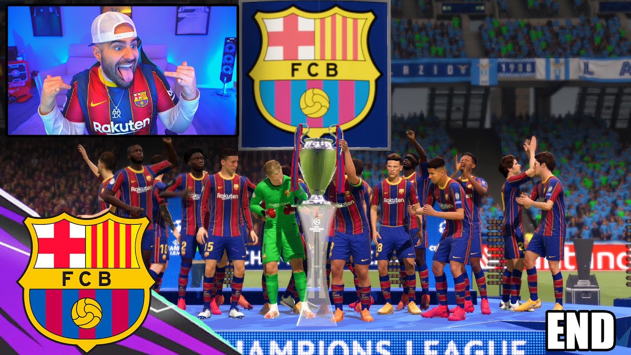 OMG NEYMAR CHAMPIONS LEAGUE FINAL HERO!! FIFA 21 Career Mode Barcelona THE END